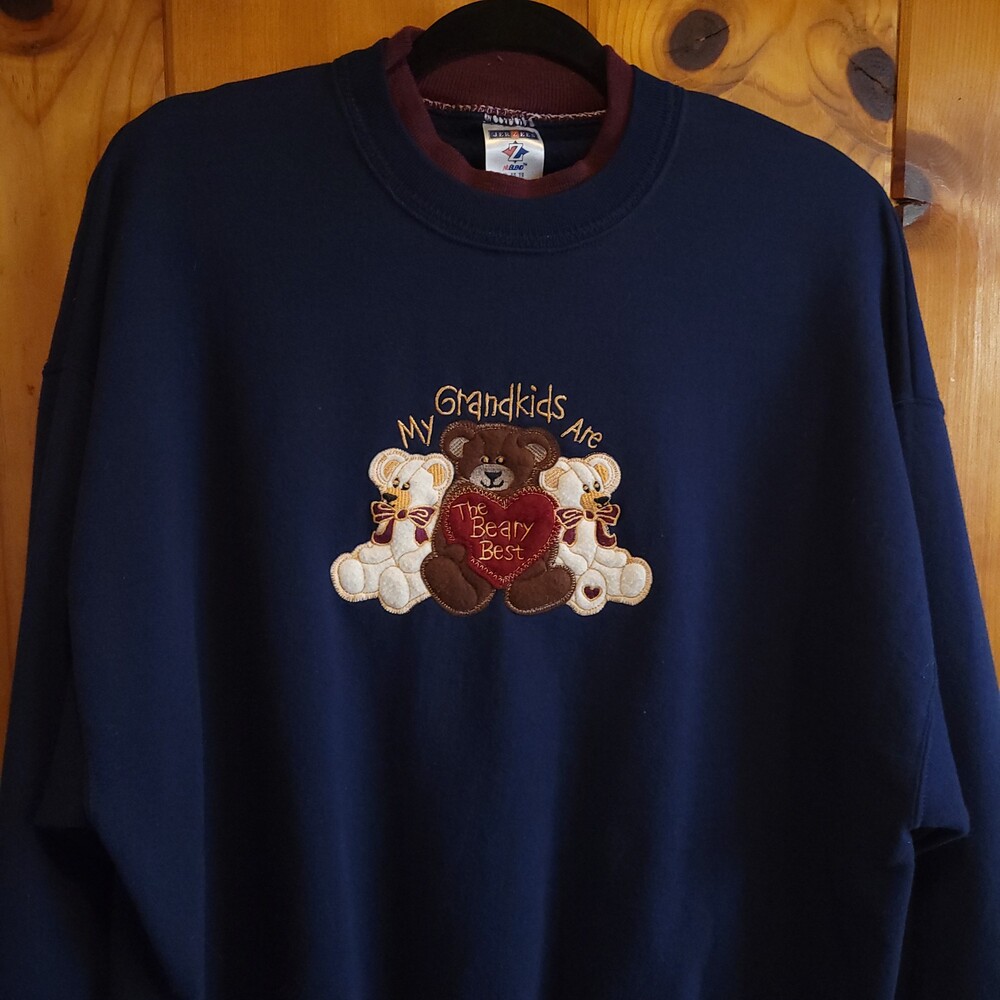 90s y2k grandkids very best granny Cottagecore Vintage vtg Sweatshirt Crewneck
